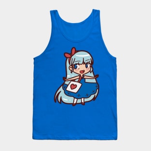 Cute Blue-haired Girl Tank Top